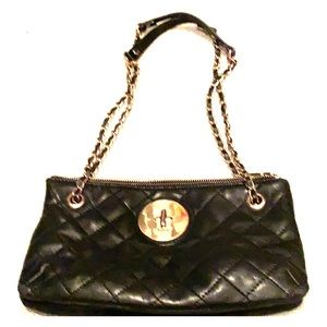 Black crossbody DKNY purse